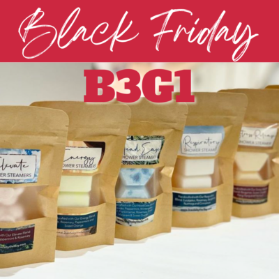 Black Friday B3G1: Shower Steamers, Duos