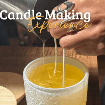 Candle Making Experience: Saturday, 4/18, 12-2pm