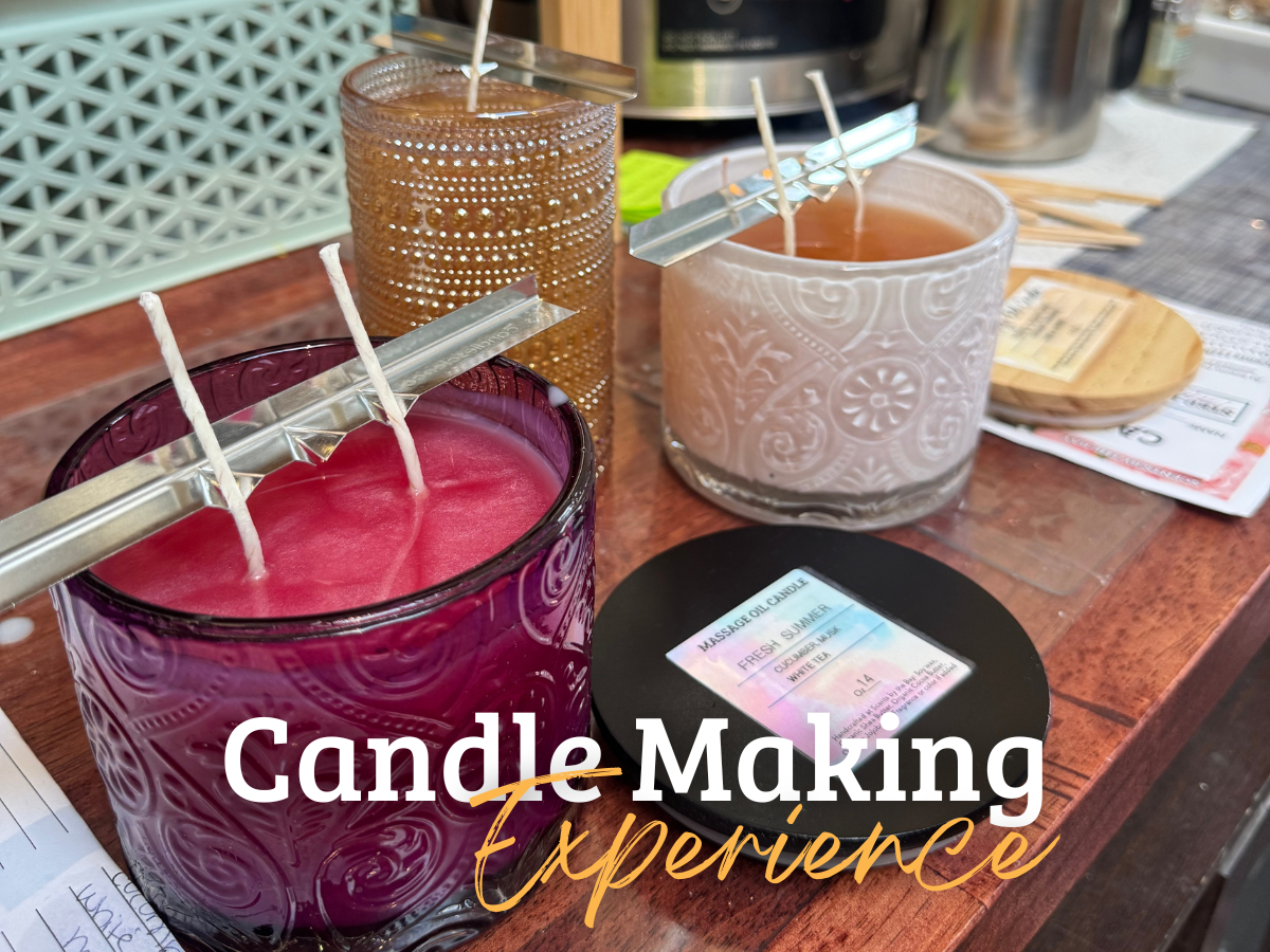 Candle Making Experience: Saturday, 5/16, 12-2pm